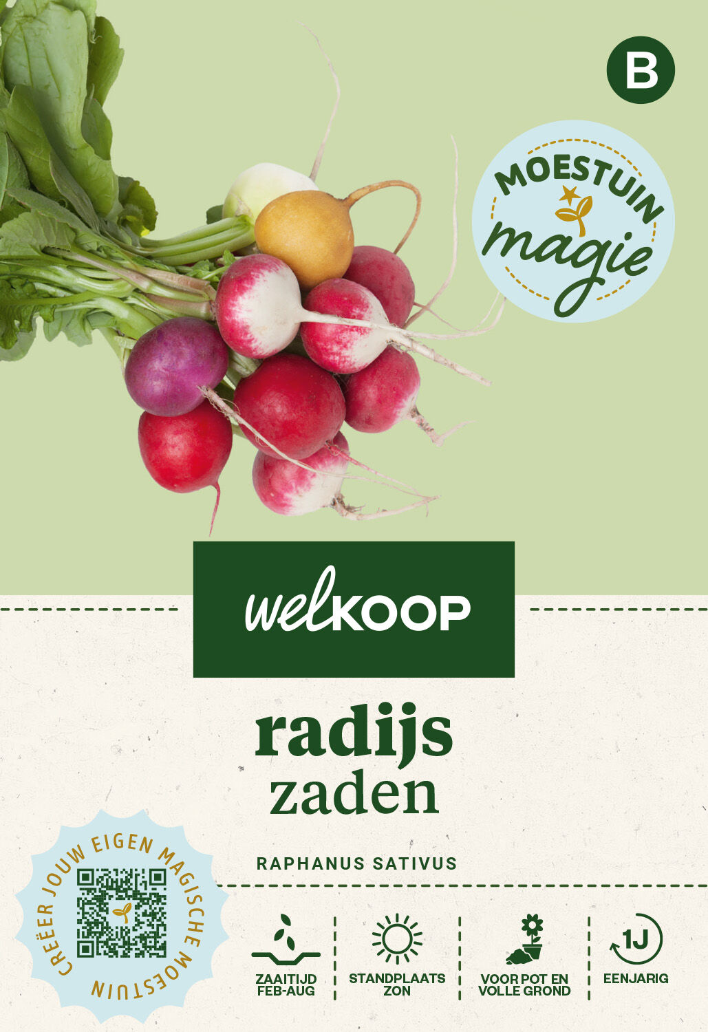 Welkoop Moestuin Magie - Radijs Zaden - 4 Gram Welkoop Moestuin Magie - Radijs Zaden - 4 Gram