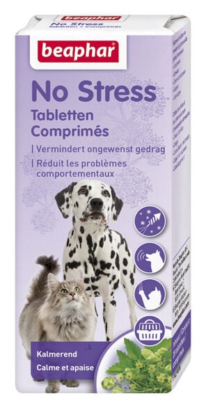 Beaphar No Stress- Tabletten - 20 Stuks Beaphar No Stress- Tabletten - 20 Stuks