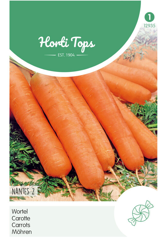 Hortitops Wortelen Daucus Carota Nantes - Groentezaden - 6 Gram