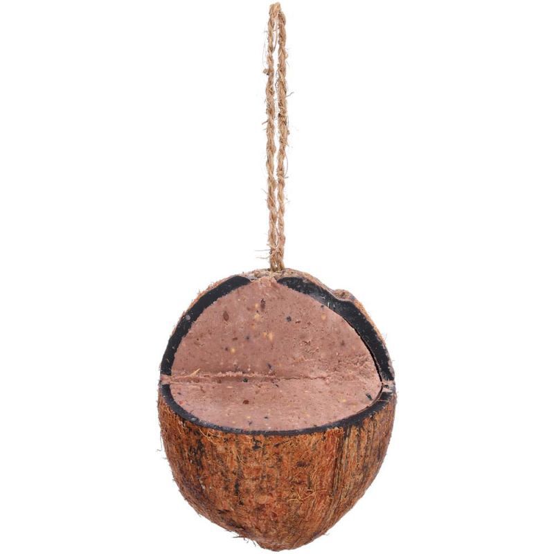 Welkoop - Kokosnoot met Pindakaas - Tuinvogelvoer - 380 Gram - Pindakaas Welkoop - Kokosnoot met Pindakaas - Tuinvogelvoer - 380 Gram - Pindakaas