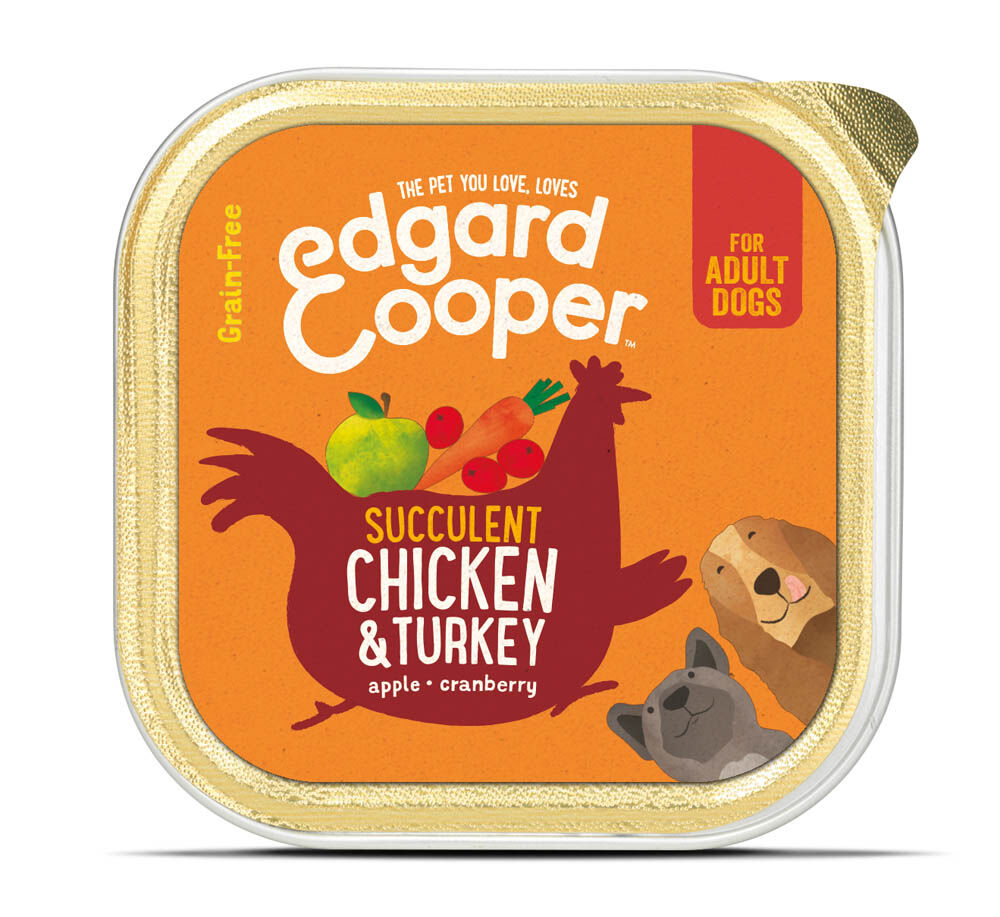 Edgard & Cooper Adult - Hondenvoer - 150 Gram - kalkoen, kip