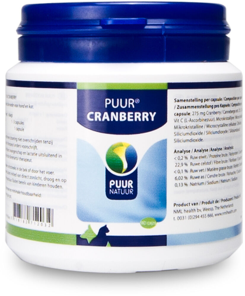 Puur Cranberry - Voedingssupplement Puur Cranberry - Voedingssupplement
