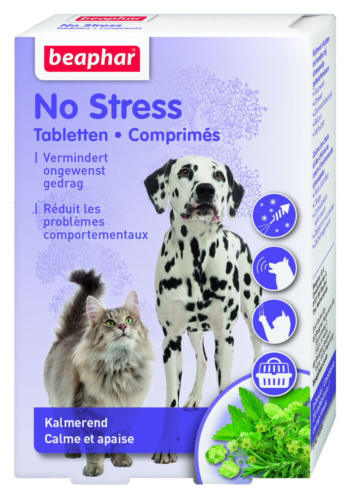 Beaphar No Stress- Tabletten - 20 Stuks Beaphar No Stress- Tabletten - 20 Stuks