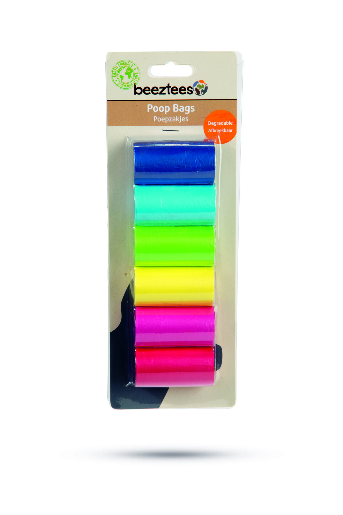 Beeztees navulling - Poepzakjes - multi - 6 Stuks