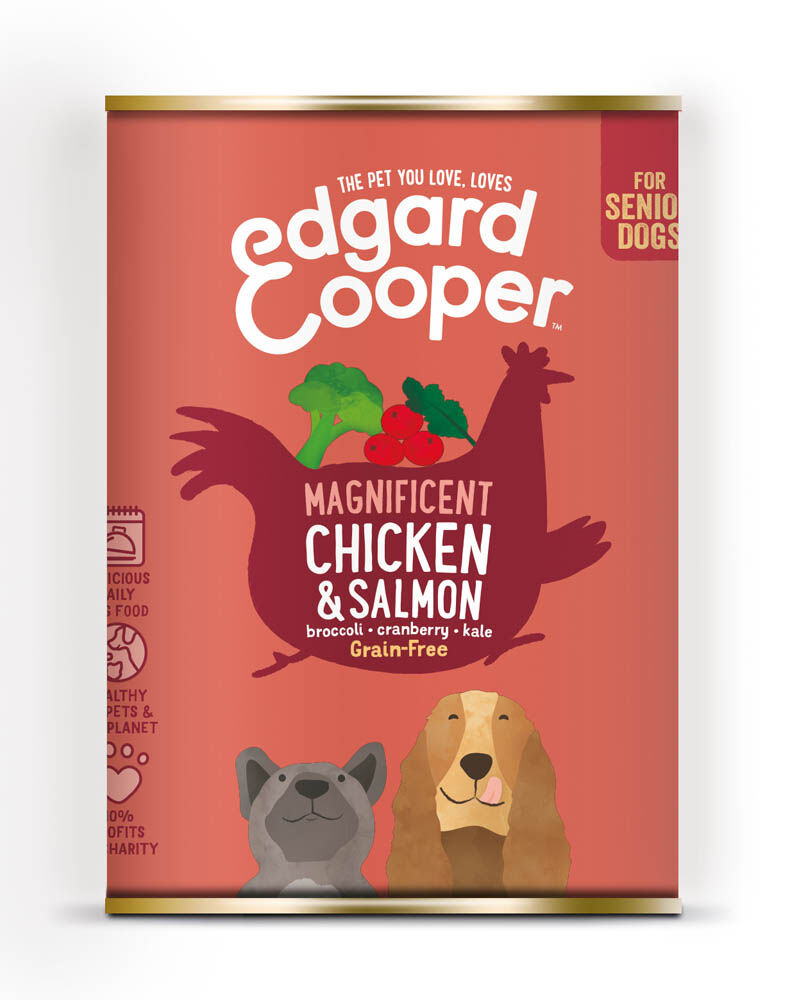 Edgard & Cooper Senior - Hondenvoer - 400 Gram - zalm, kip