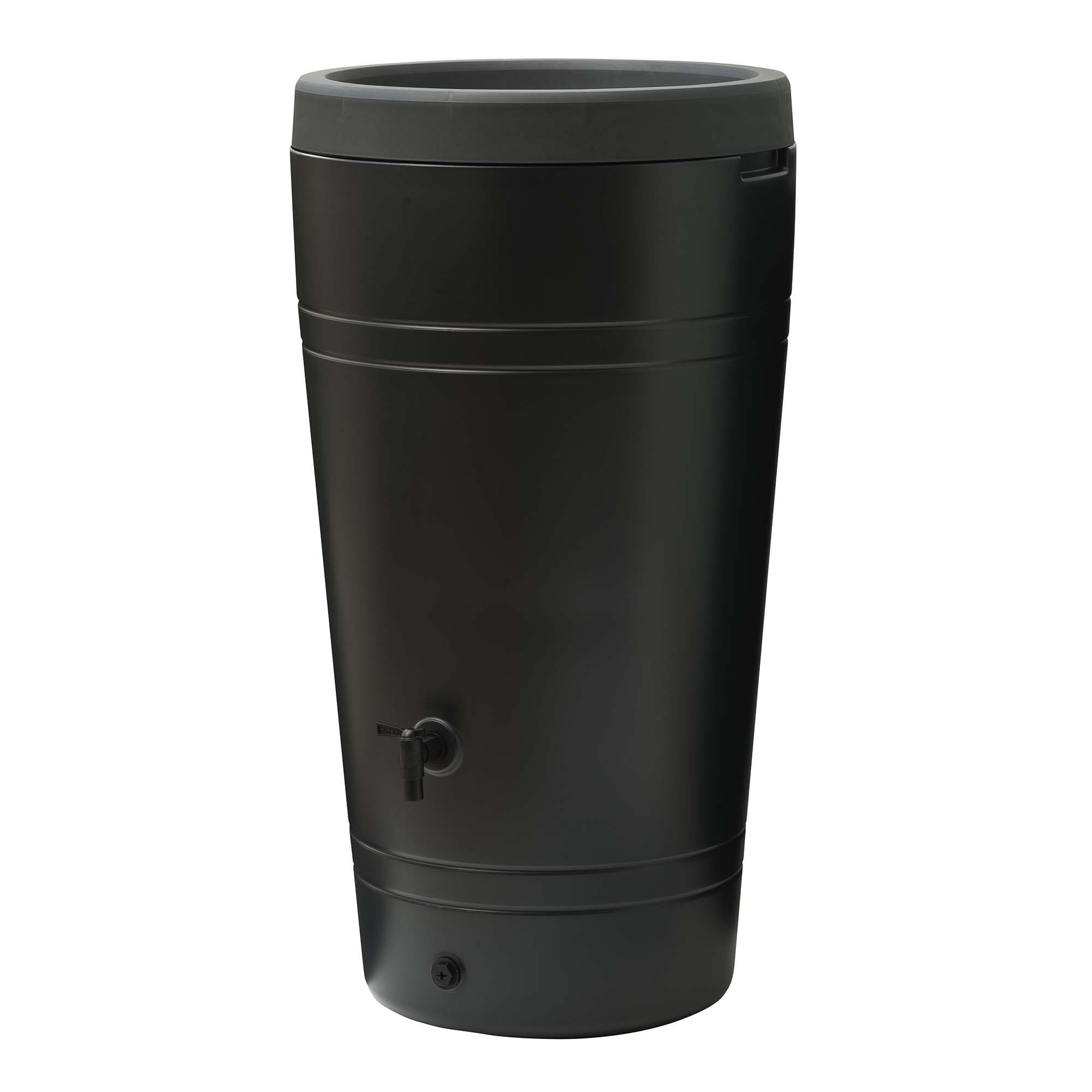 Nature Vaas - Regenton met plantenbak - Antraciet