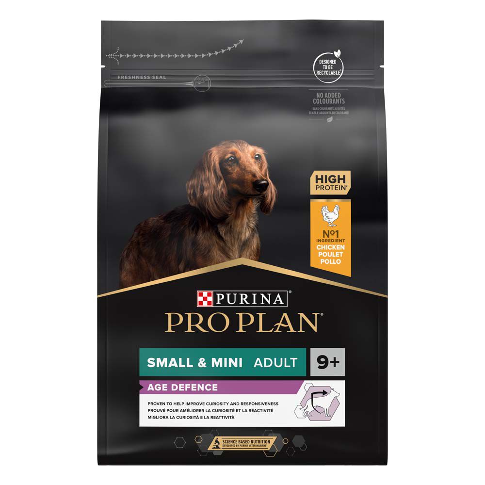 PRO PLAN Age Defence Senior Small/Mini - Hondenvoer - 3 Kilogram - kip