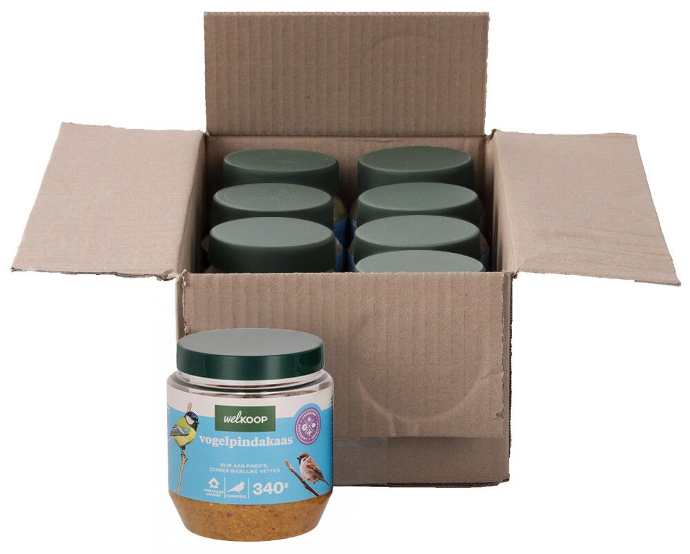 Welkoop - Vogelpindakaas - Tuinvogelvoer - 3 Stuks - Original