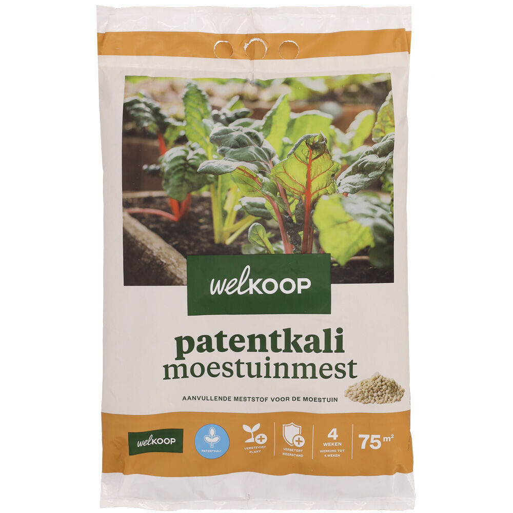 Welkoop - Patentkali Moestuinmest - 75 m2 - 7.5 Kilogram Welkoop - Patentkali Moestuinmest - 75 m2 - 7.5 Kilogram