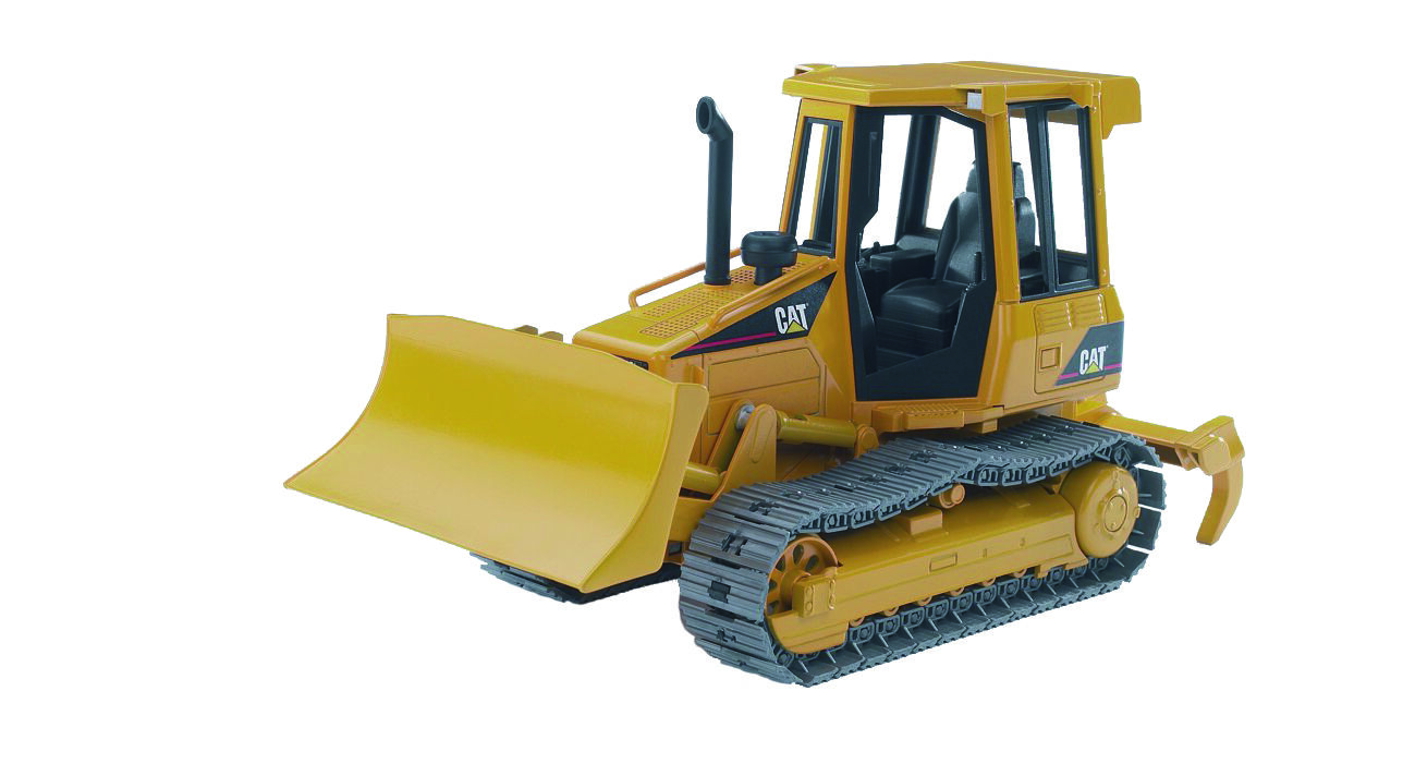 Bruder Caterpillar Bulldozer - Kraan - Geel