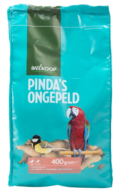 Welkoop Pinda's Ongepeld - Vogelvoer - 400 Gram Welkoop Pinda's Ongepeld - Vogelvoer - 400 Gram