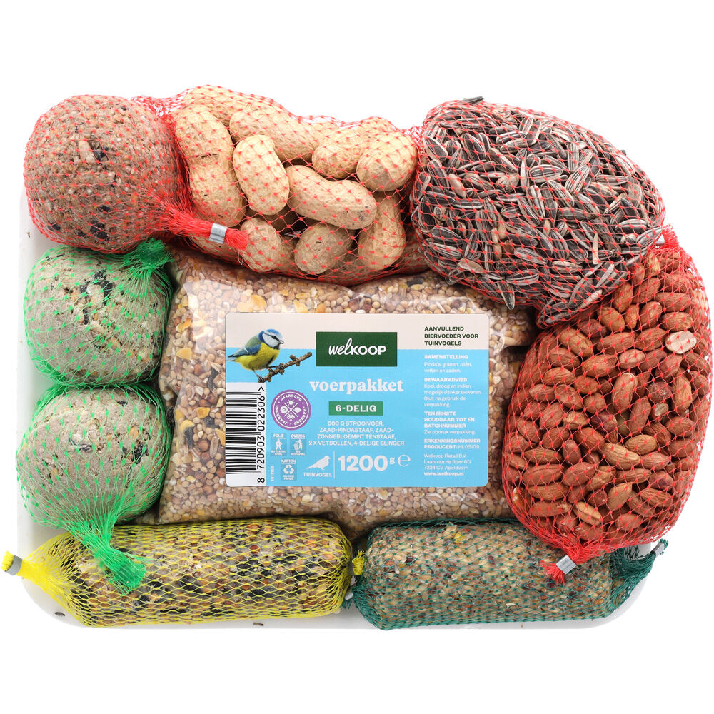 Welkoop - Tuinvogelvoer pakket - 1030 Gram