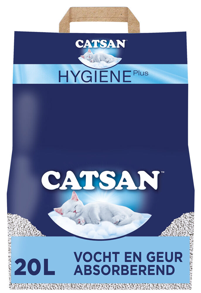 Catsan Hygiene Plus - Kattenbakvulling - 20 Liter