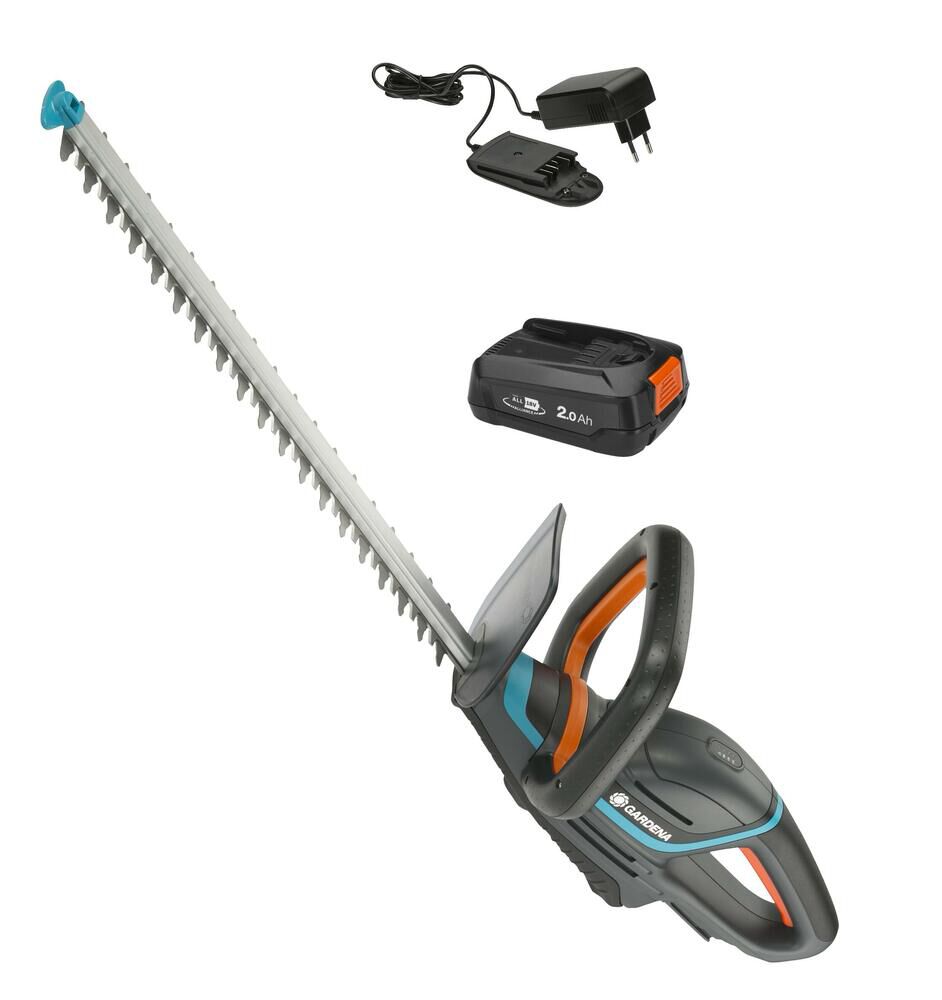 Gardena ComfortCut 50/18V P4A (incl. accu en lader) - Accu-heggenschaar - 50 cm Gardena ComfortCut 50/18V P4A (incl. accu en lader) - Accu-heggenschaar - 50 cm