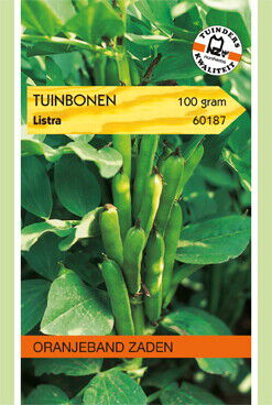 Oranjeband zaden Tuinbonen Listra - Groentezaden - 100 Gram