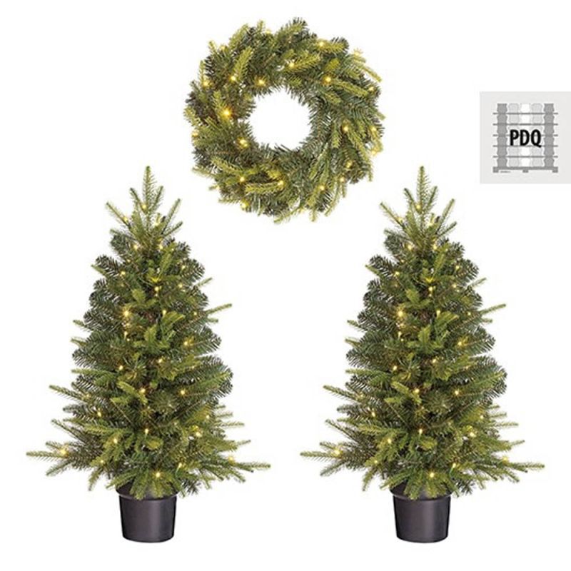 Black Box Grimshaw - Kunstkerstboom - Groen - 120 - 90 cm