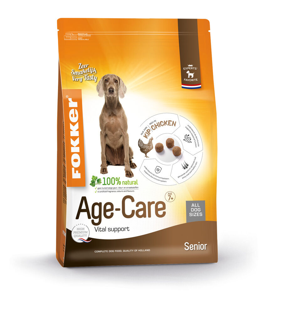 Fokker Age-Care - Hondenvoer - 13 Kilogram - kip, rijst