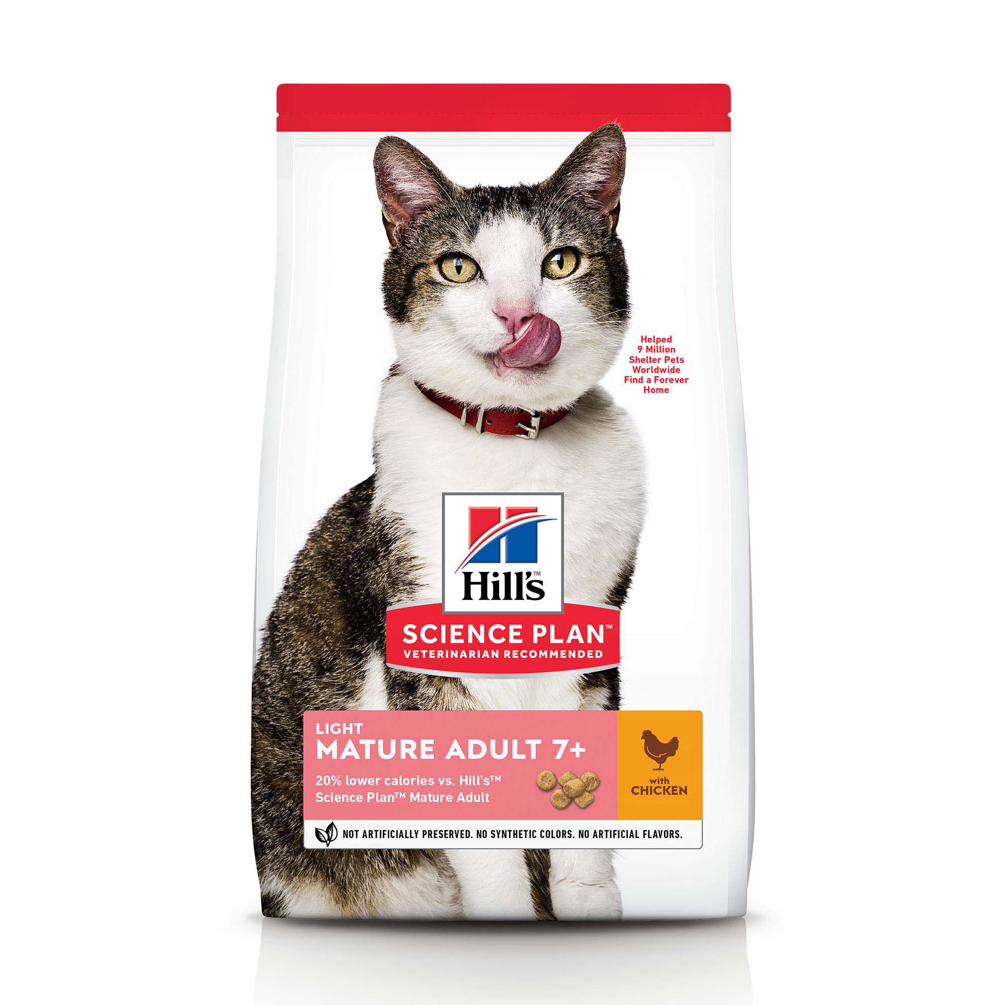Hill's Science Plan Senior Light - Kattenvoer - 1.5 Kilogram - kip Hill's Science Plan Senior Light - Kattenvoer - 1.5 Kilogram - kip