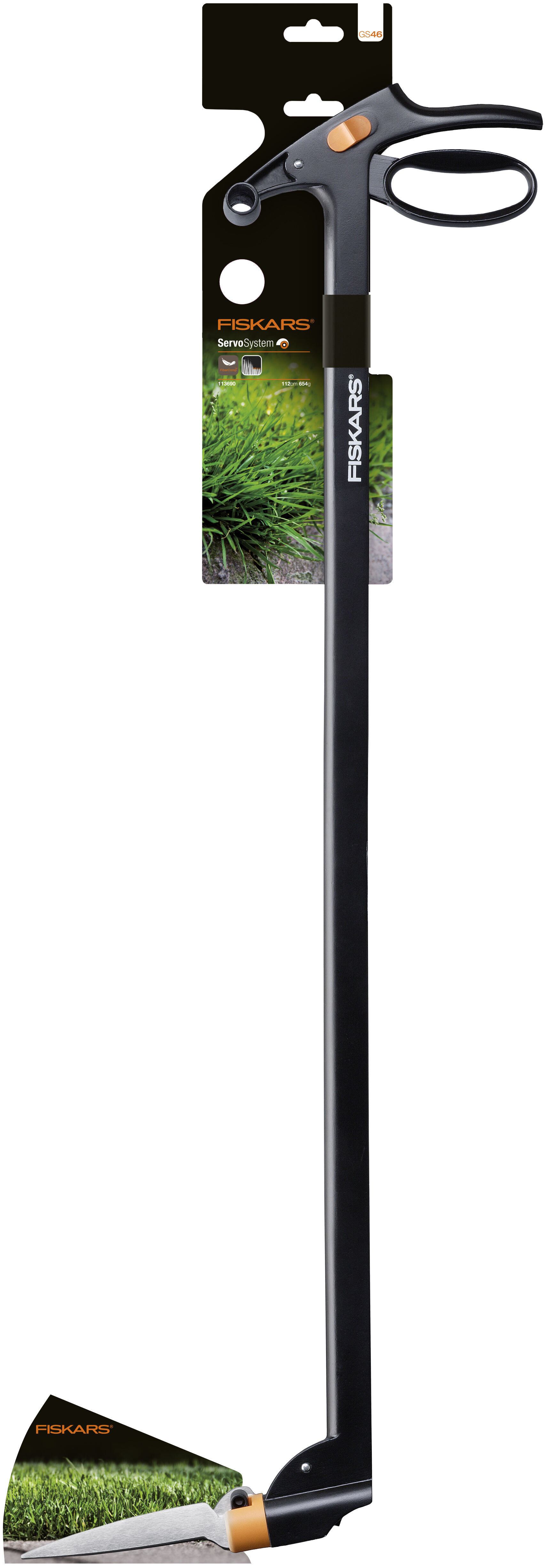 Fiskars GS46 - Graskantenschaar Op Steel Lang