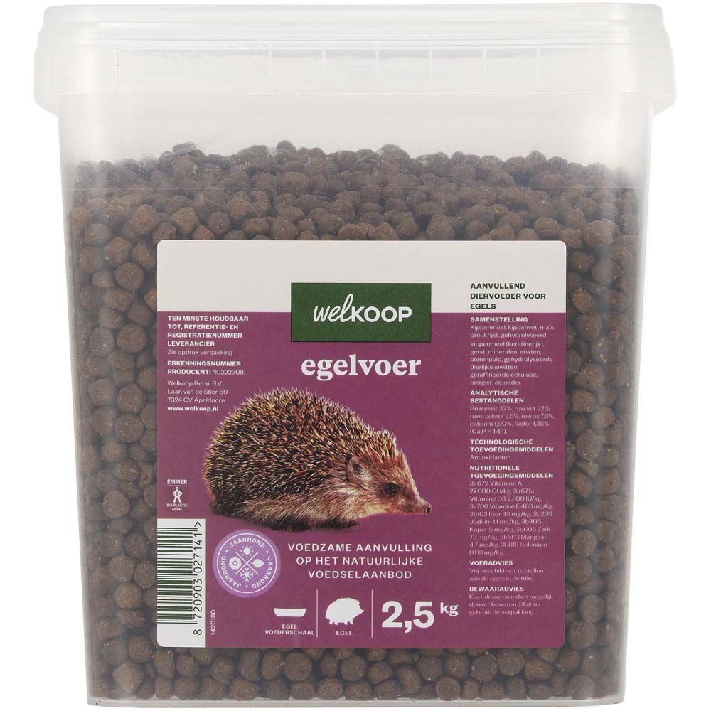 Welkoop - Egelvoer - 2.5 Kilogram