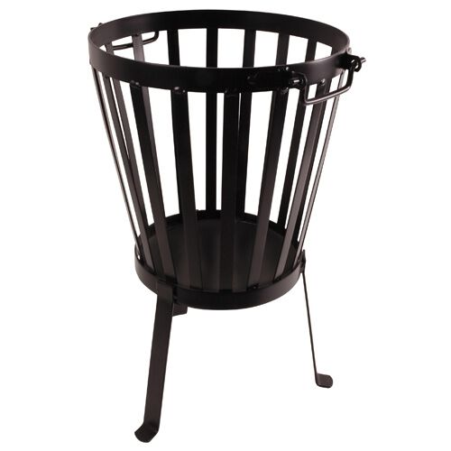 Esschert Design - Vuurkorf - Rond - Zwart - Staal - 34 cm