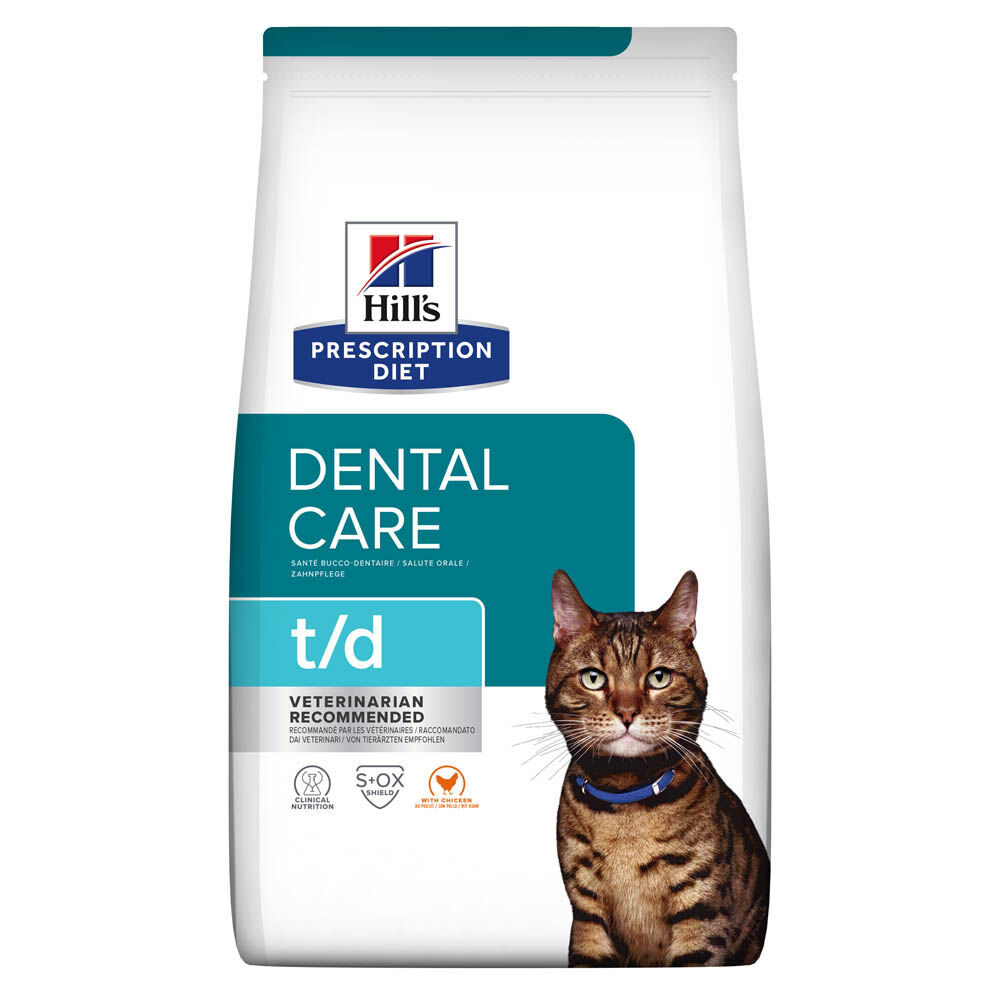 Hill's Prescription Diet Dental Care t/d - Kattenvoer - 3 Kilogram - kip