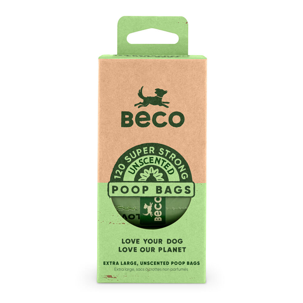 Beco Poepzakjes - Poepzakjes & accessoires - 120 Stuks - Groen