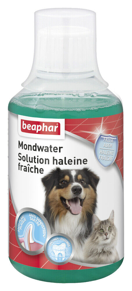 Beaphar Mondwater - Mondverzorging - 250 Milliliter - Wit