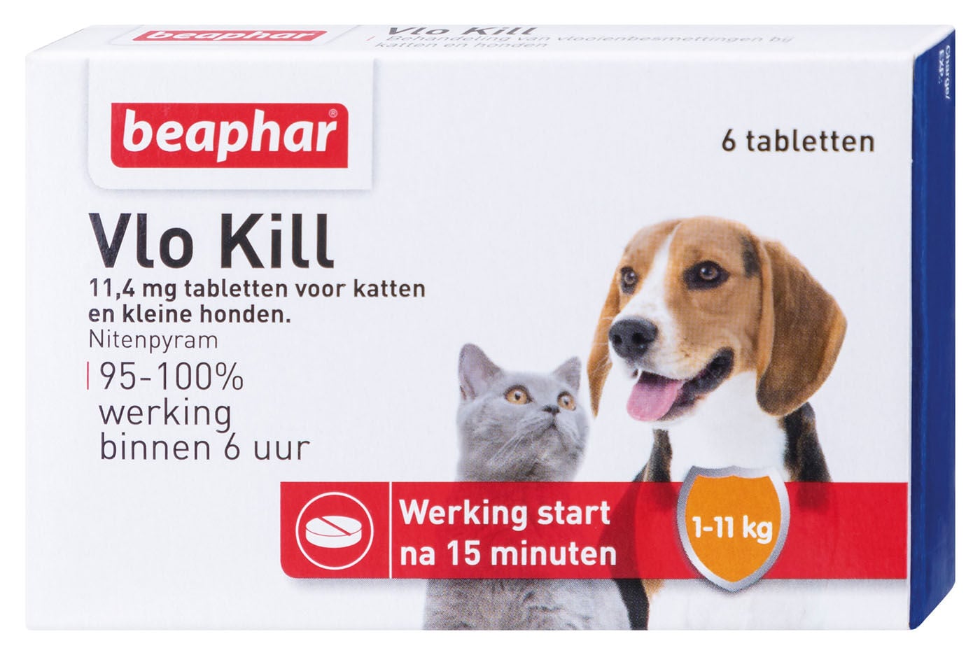 Beaphar Vlo Kill Hond en Kat tot 11kg - Vlooienmiddel - 6 Meter Beaphar Vlo Kill Hond en Kat tot 11kg - Vlooienmiddel - 6 Meter