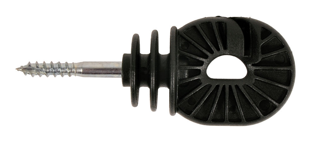 Gallagher Schroefisolator BS Super - 16.5 cm - 100 Stuks - Zwart - 18 cm