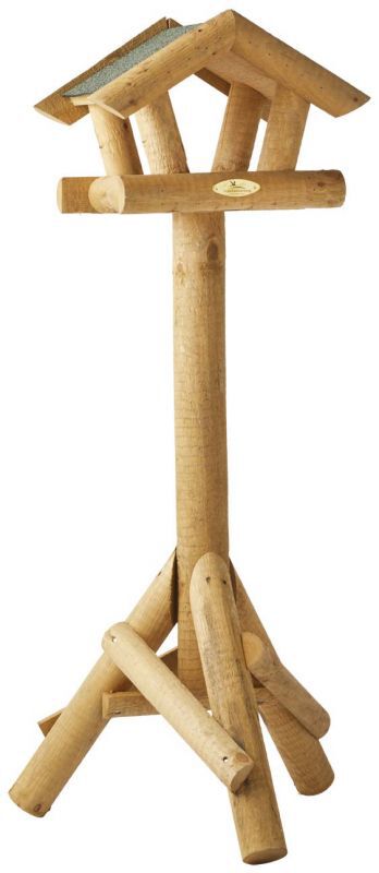 Vogelbescherming Gazebo - Voederhuis op paal - Bruin