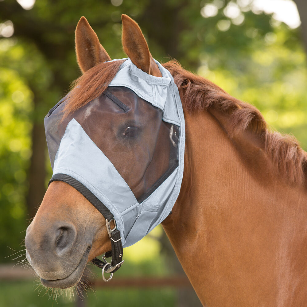 Waldhausen Premium - Vliegenmasker - Zilver - Full