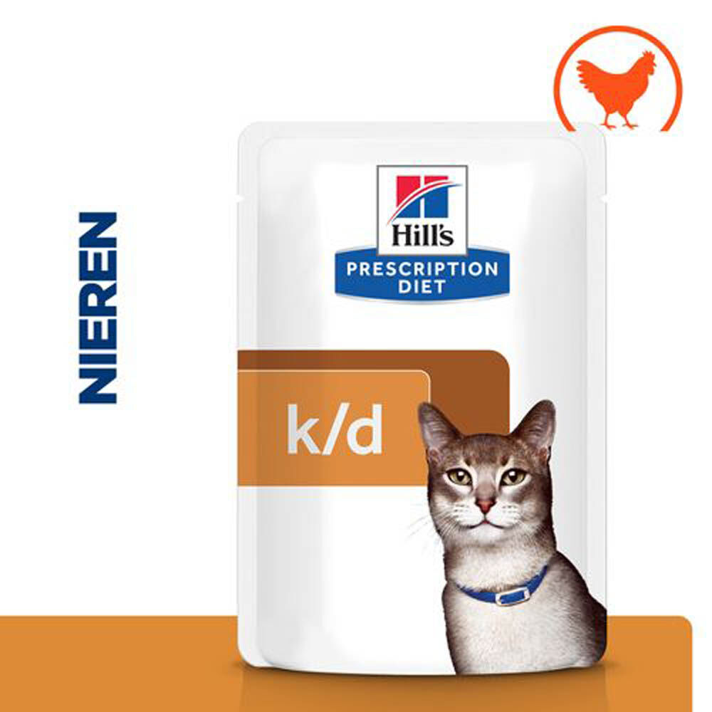 Hill's Prescription Diet Kidney Care k/d - Kattenvoer - 85 Gram - kip Hill's Prescription Diet Kidney Care k/d - Kattenvoer - 85 Gram - kip