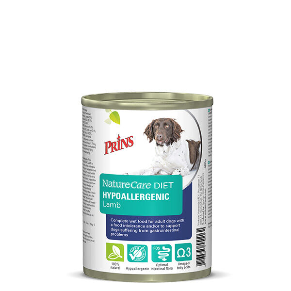 Prins Dieet NatureCare Hypoallergenic Lamb - Hondenvoer veterinair - 400 Gram - aardappel, lam
