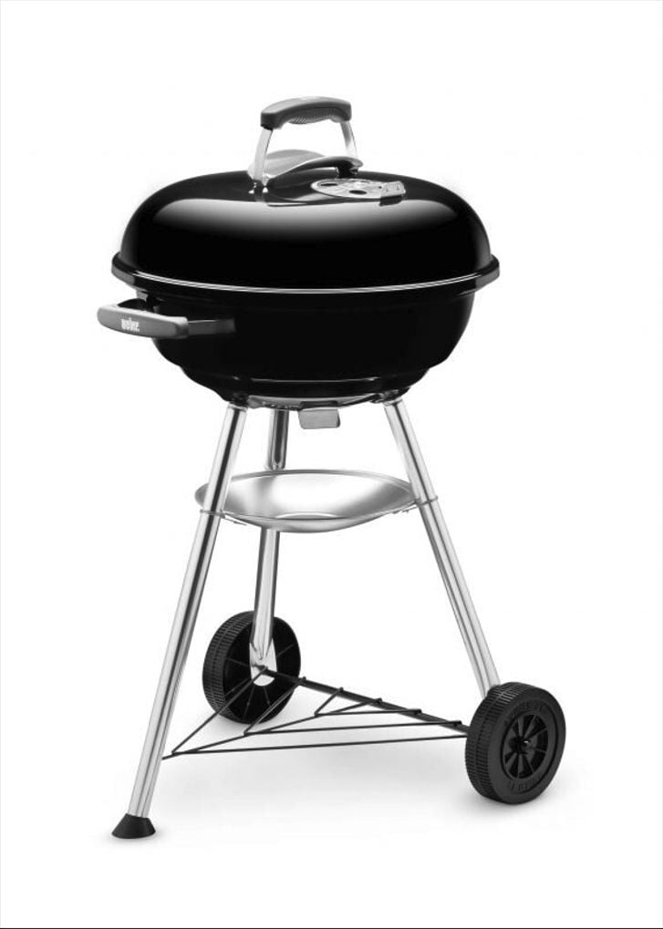 Weber Compact Kettle - Houtskoolbarbecue - Zwart Weber Compact Kettle - Houtskoolbarbecue - Zwart