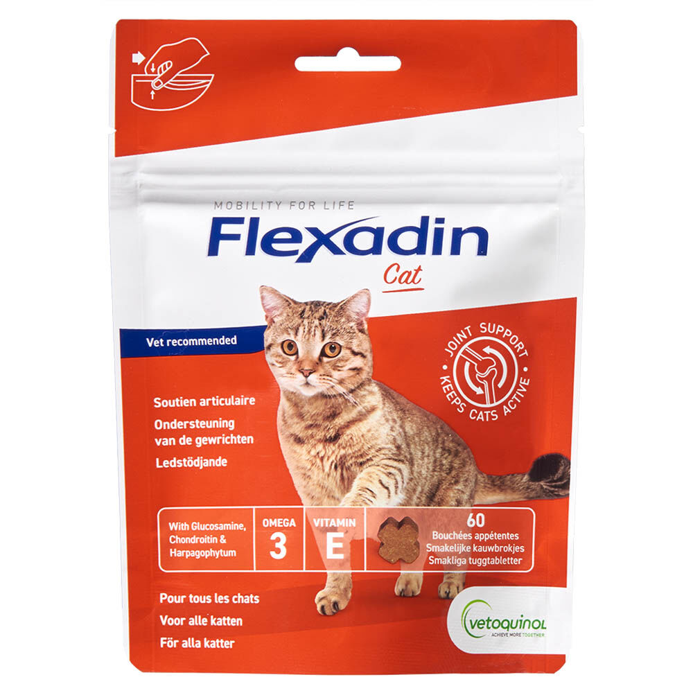 Flexadin Cat - Gewrichtsupplement - 60 Stuks Flexadin Cat - Gewrichtsupplement - 60 Stuks
