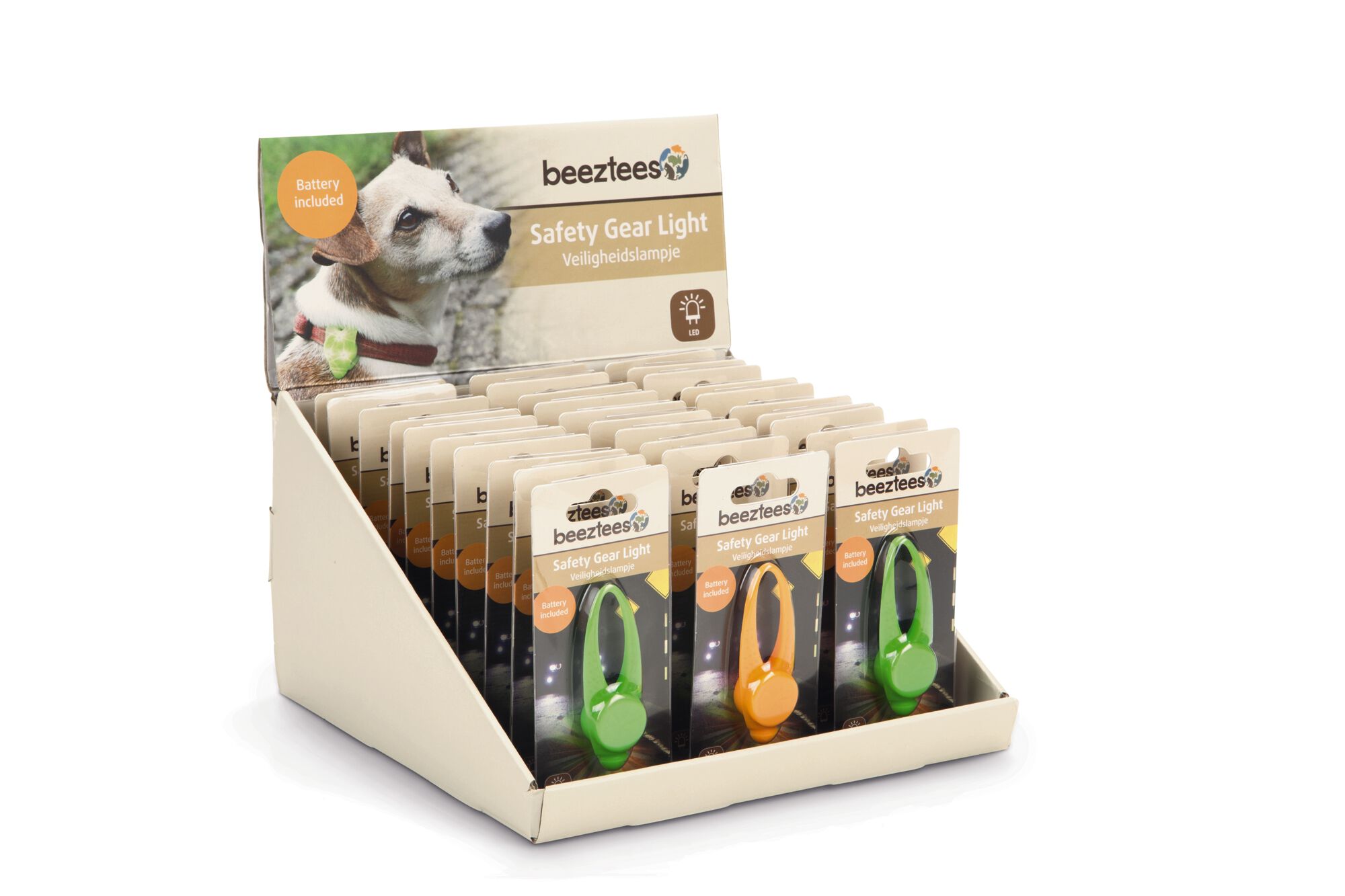 Beeztees - Veiligheidslampje - Hond - 1 stuk - assorti - 8 cm