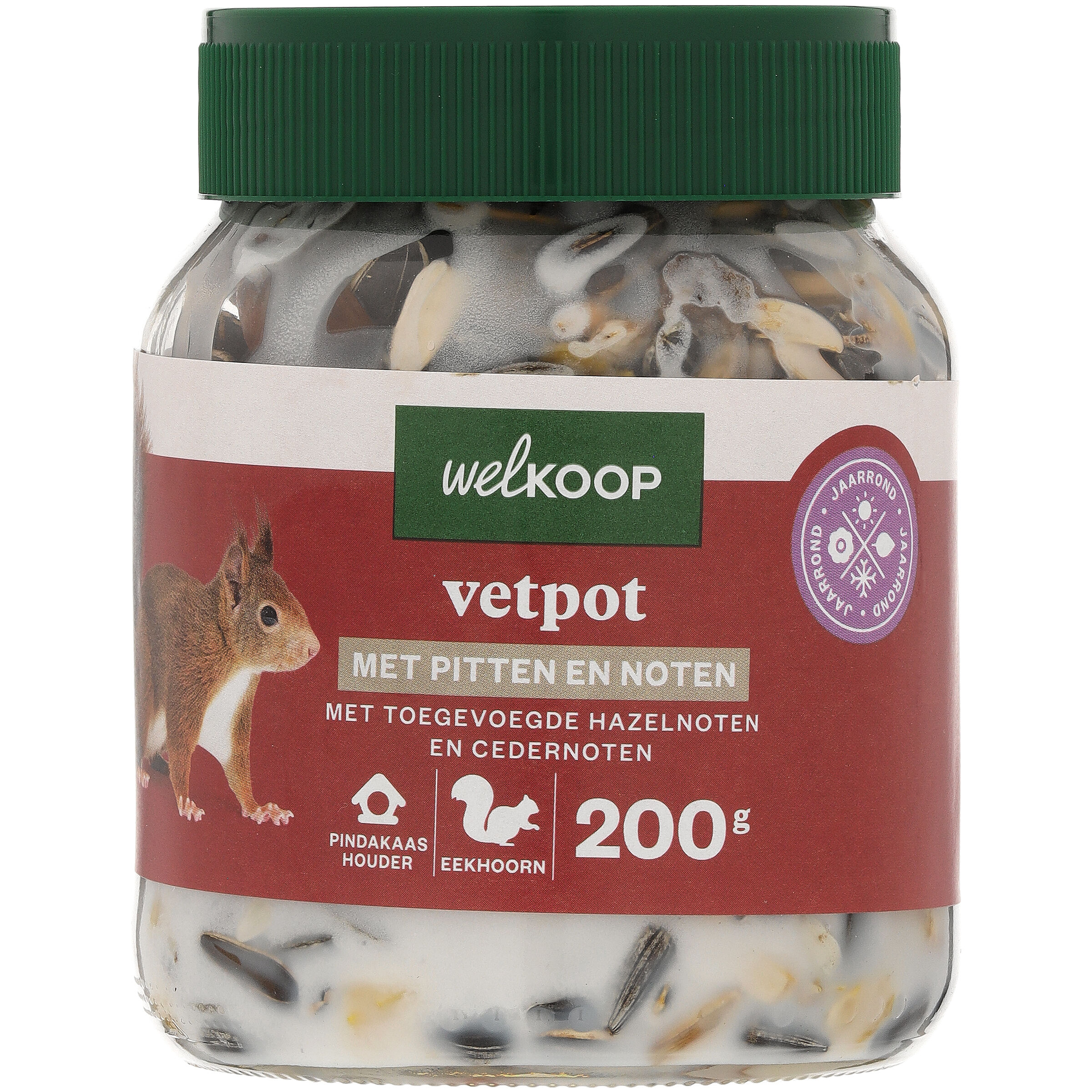 Welkoop - Vetpot - Eekhoornvoer - 200 Gram Welkoop - Vetpot - Eekhoornvoer - 200 Gram