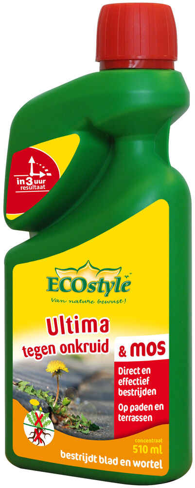ECOstyle Ultima onkruid & mos concentraat - Onkruid- en mosbestrijder - 510 Milliliter