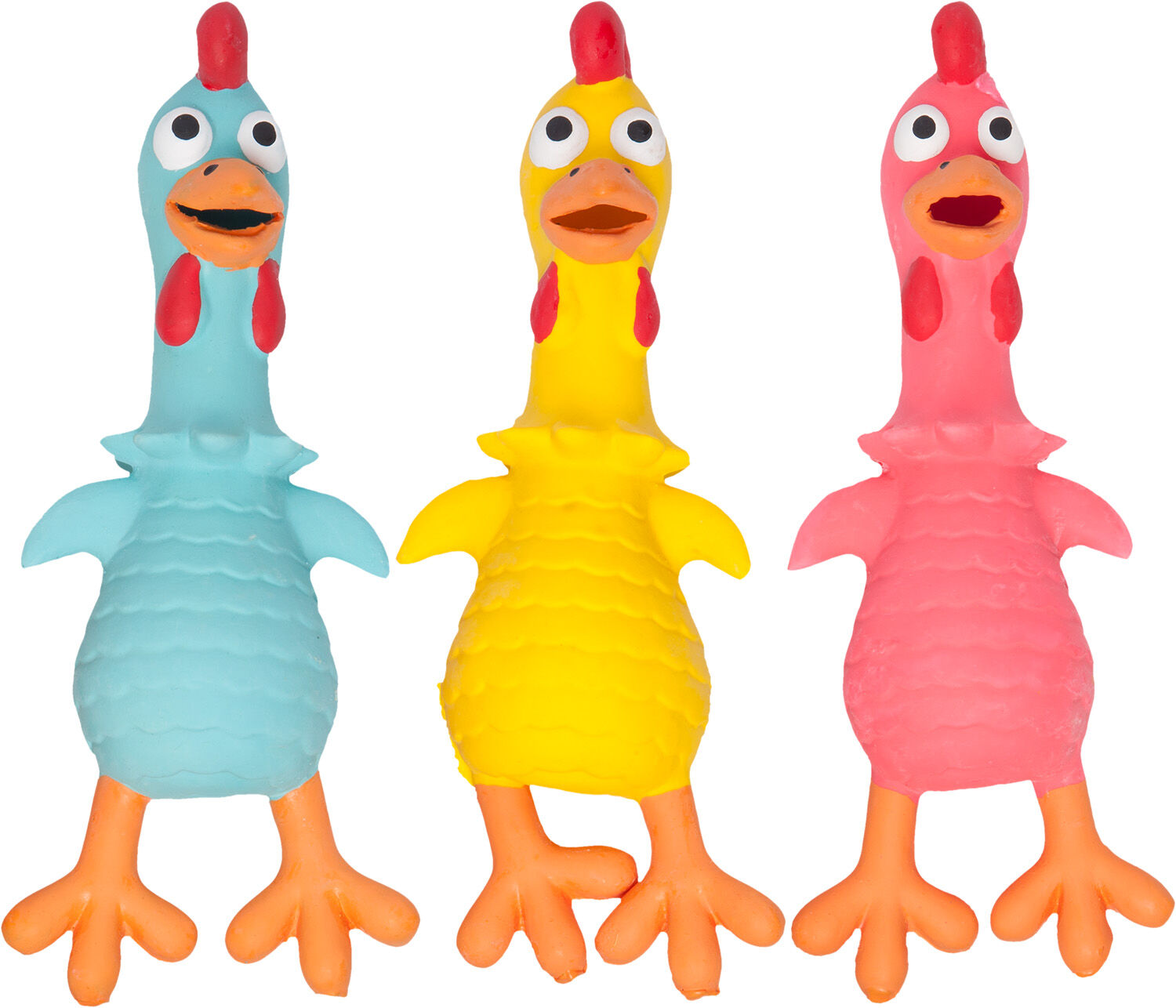 Kip latex - Hondenspeelgoed - assorti - 20x7x7 cm Kip latex - Hondenspeelgoed - assorti - 20x7x7 cm