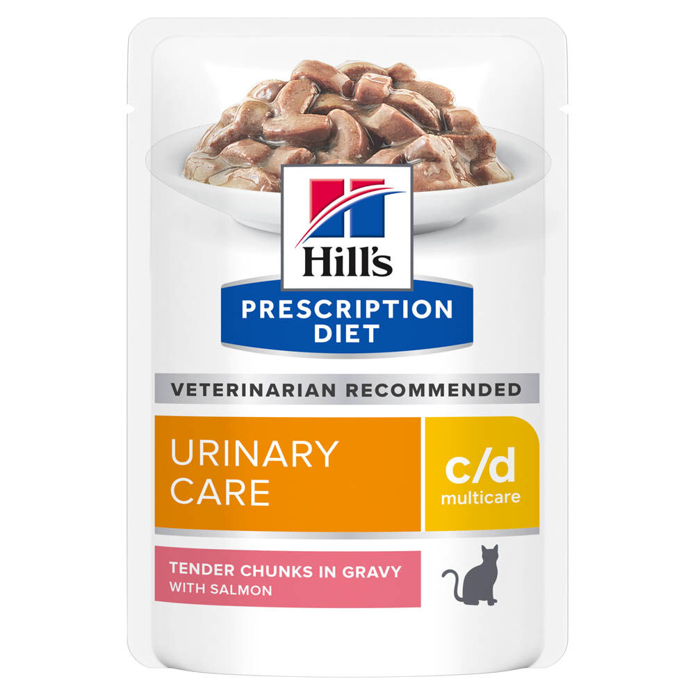 Hill's Prescription Diet Urinary Care c/d - Kattenvoer - 12x85 gram - 85 Gram - zalm Hill's Prescription Diet Urinary Care c/d - Kattenvoer - 12x85 gram - 85 Gram - zalm