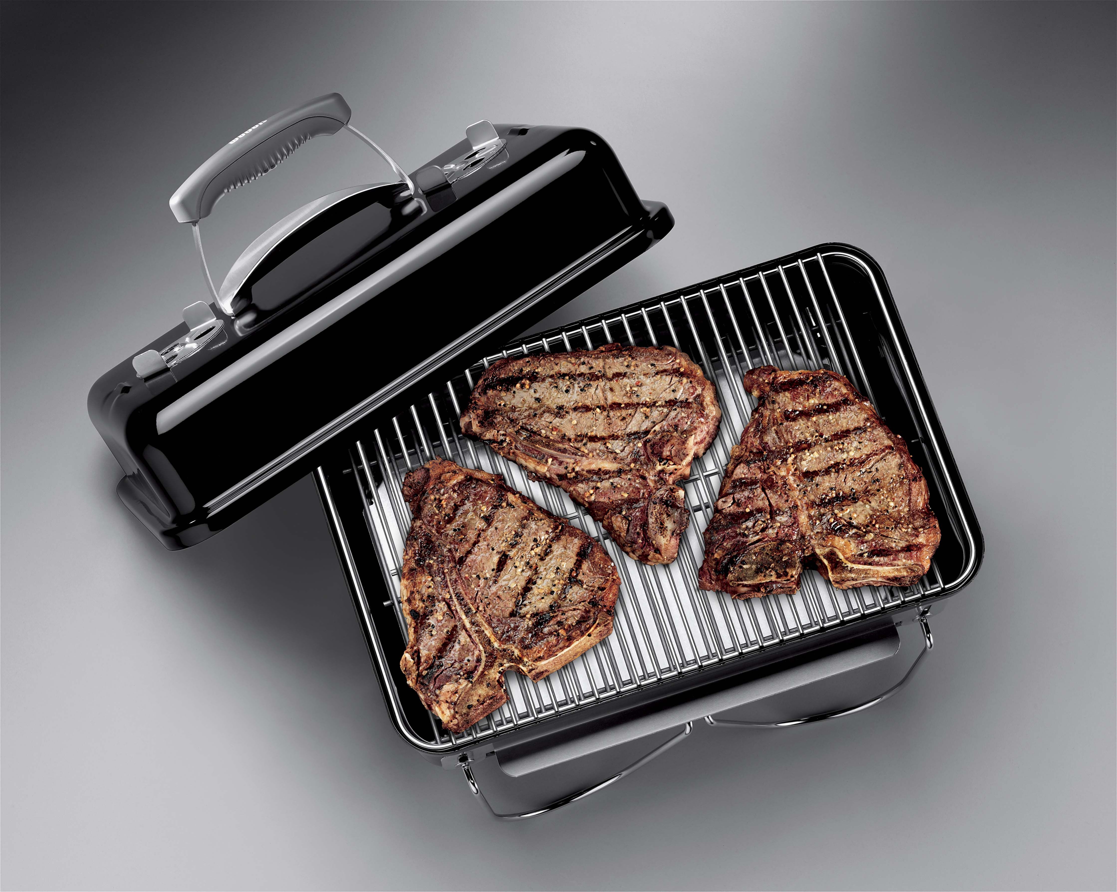Weber - Go-Anywhere - Houtskoolbarbecue - Zwart
