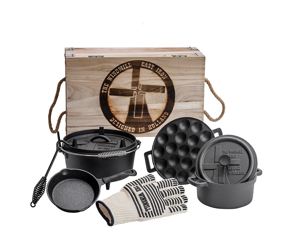 The Windmil Cast Iron - Startersset - Hout