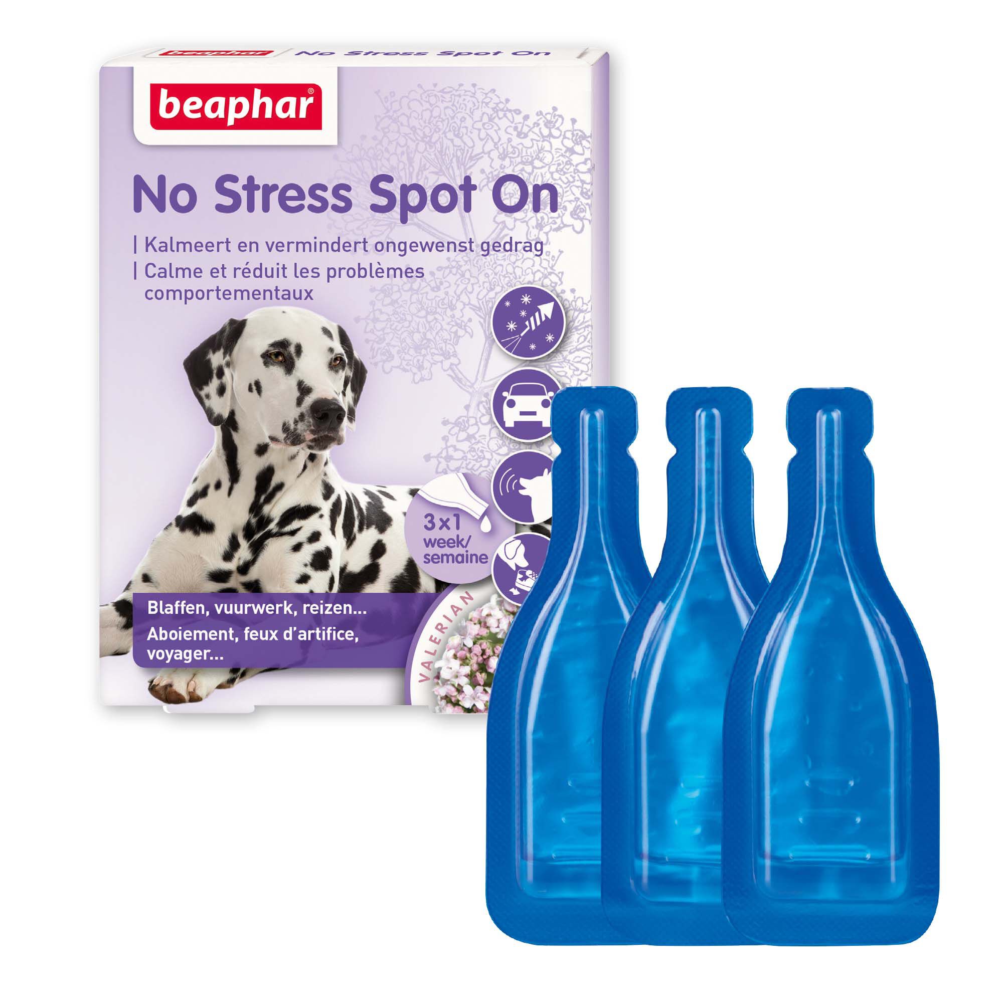 Beaphar No Stress Hond  - Kalmeringsmiddel - 3 Stuks