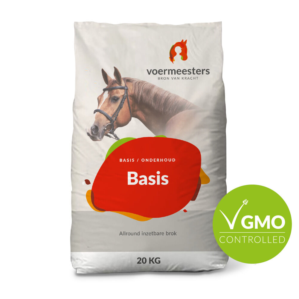 Voermeesters Basis - Basisvoeding - 20 Kilogram - Zak Voermeesters Basis - Basisvoeding - 20 Kilogram - Zak