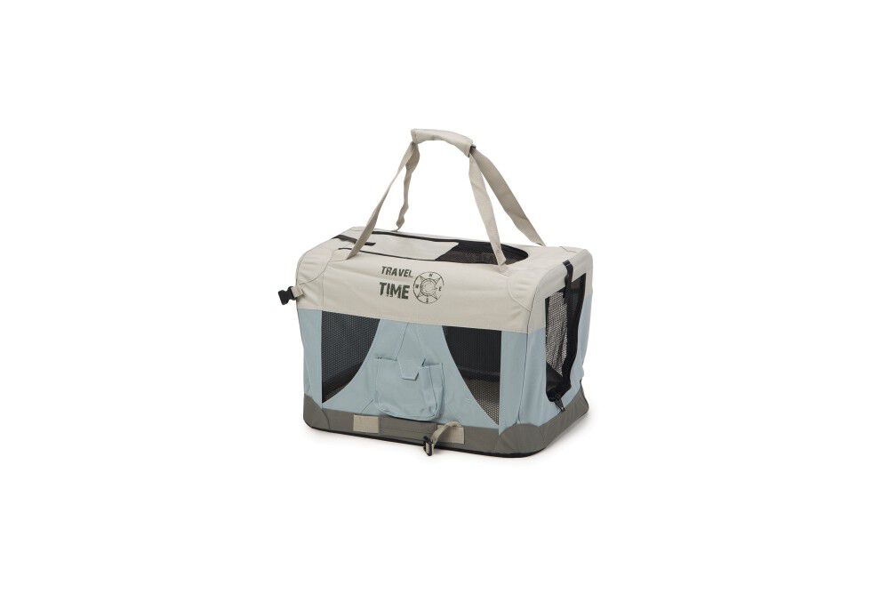 Beeztees - Honden Reisbench - blauw - 52x52x70 cm - M