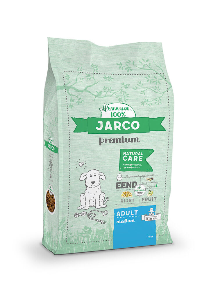 Jarco Dog Medium Adult - Hondenvoer - 12.5 Kilogram - eend