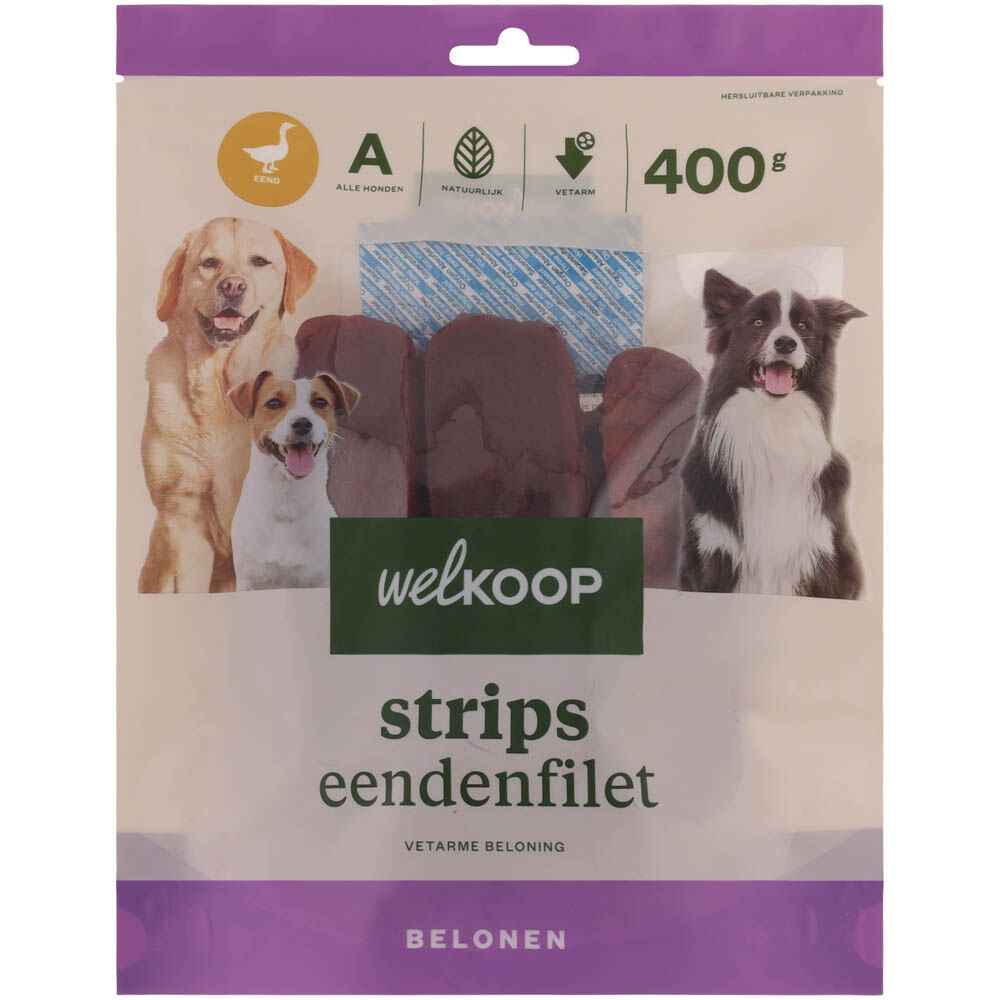 Welkoop - Strips Eendenfilet - 400 Gram - eend