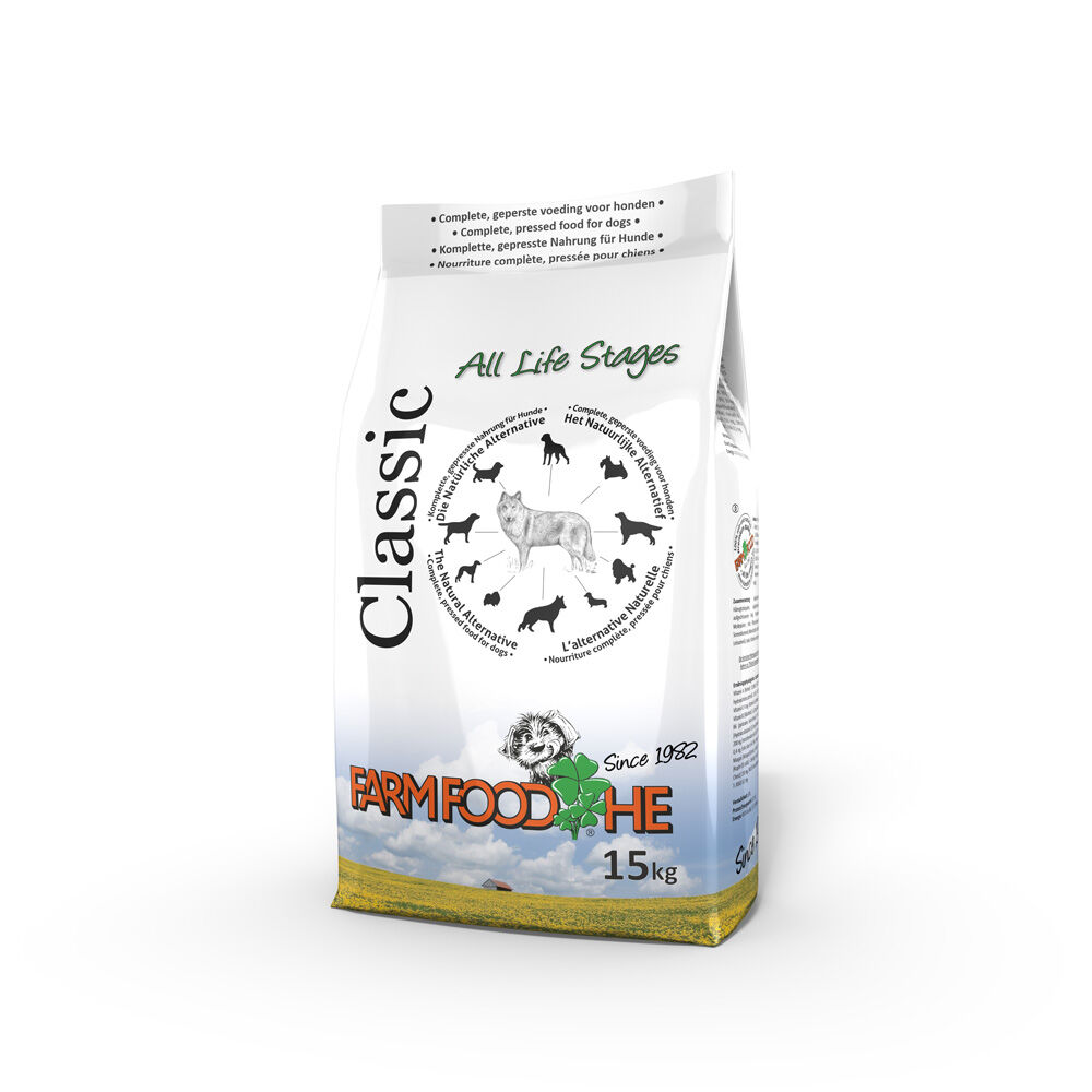 Farm Food HE Classic Standaard - Hondenvoer - 15 Kilogram - rund