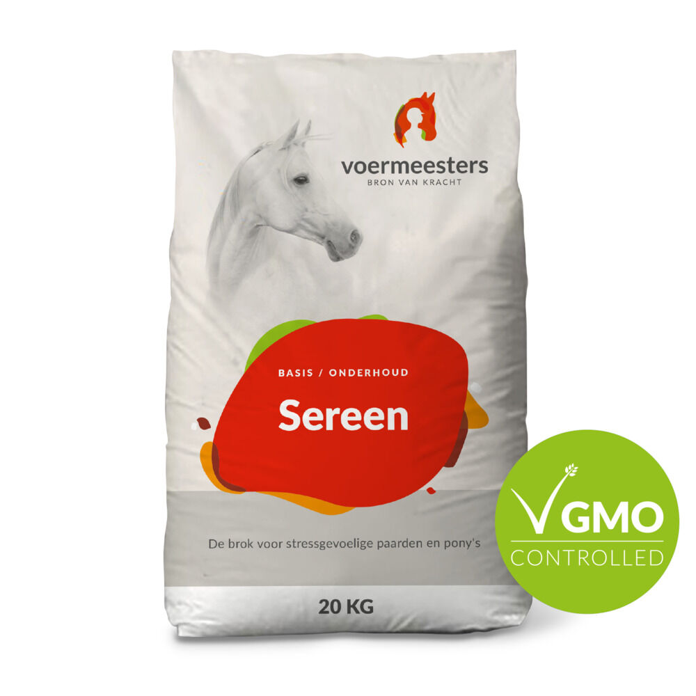 Voermeesters Sereen - Basisvoeding - 20 Kilogram - Zak Voermeesters Sereen - Basisvoeding - 20 Kilogram - Zak
